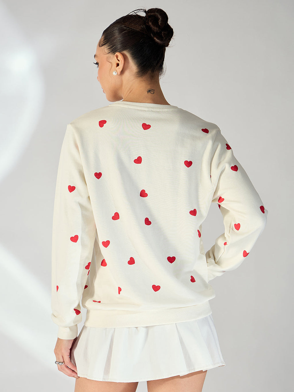 Cloud Printed Cotton Sweatshirt