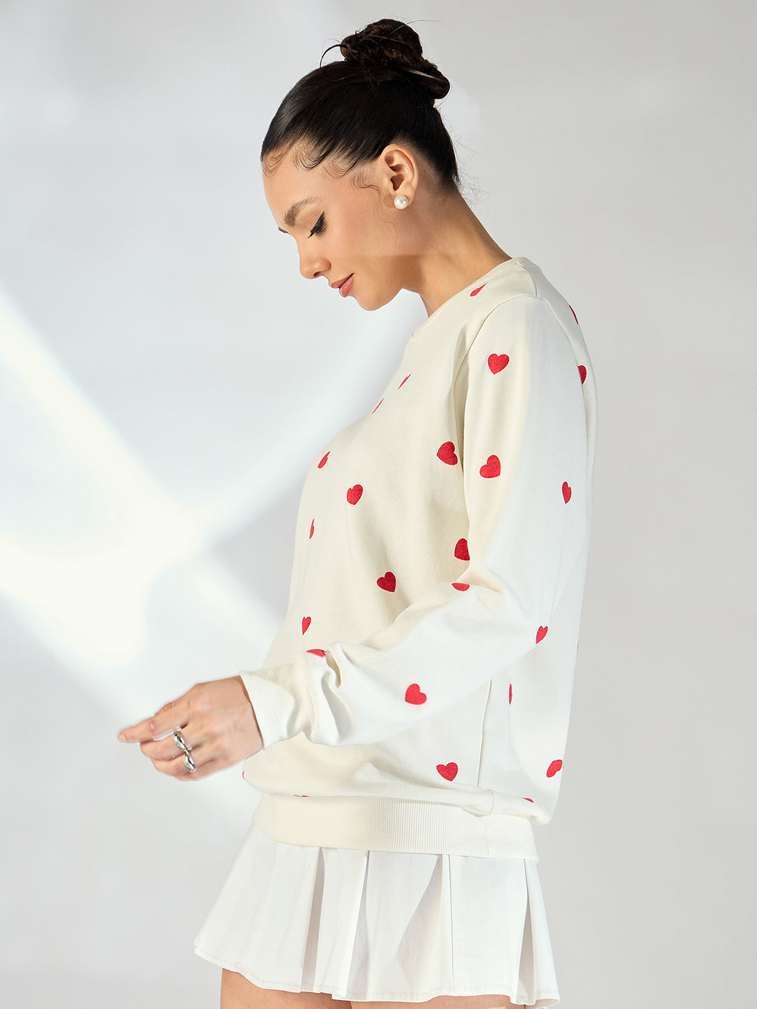 Cloud Printed Cotton Sweatshirt