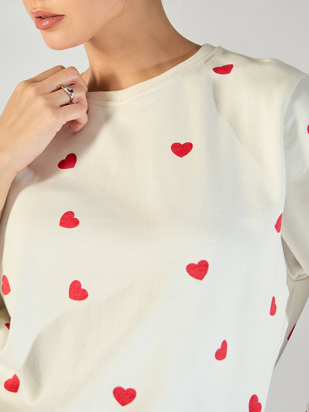 Cloud Printed Cotton Sweatshirt