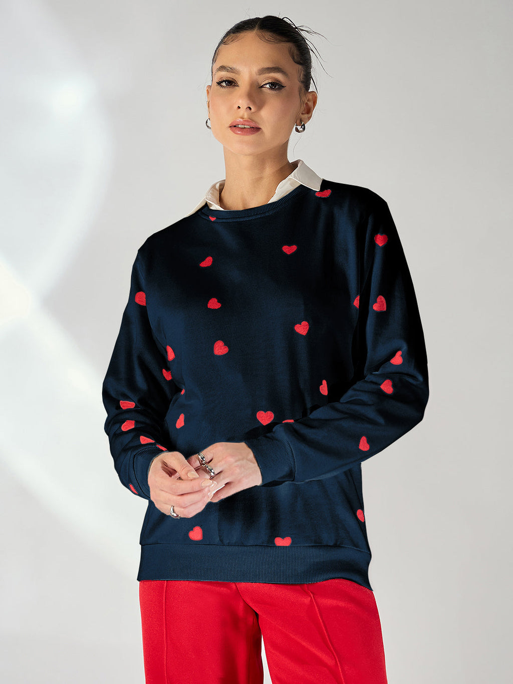 Cloud Printed Cotton Sweatshirt