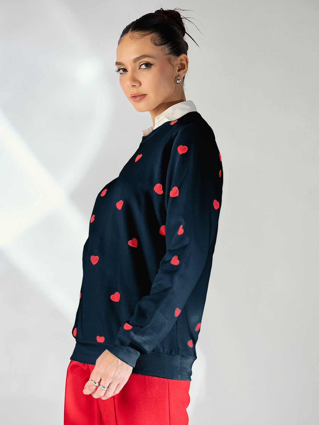 Cloud Printed Cotton Sweatshirt