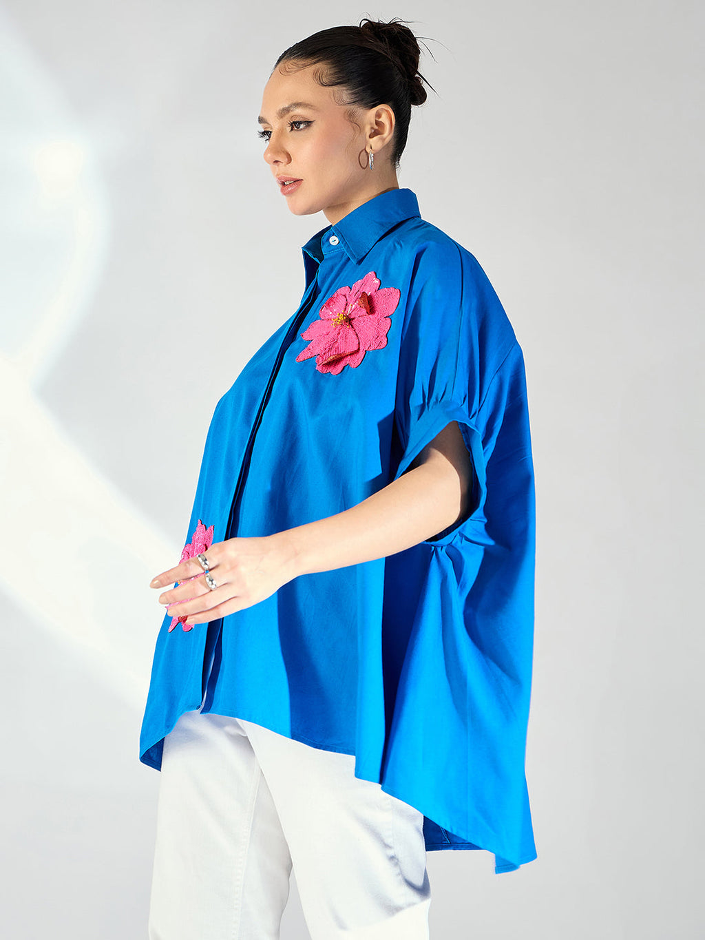 Antifit Embellished Cotton Shirt