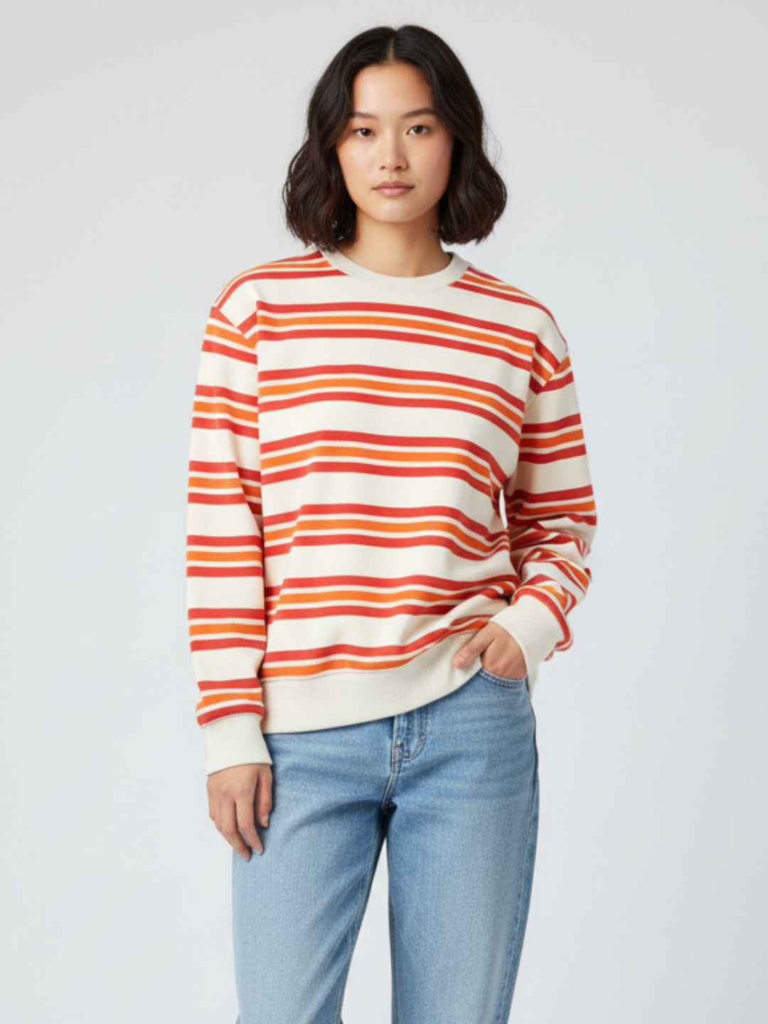 Printed Sweatshirt - Pinkkup