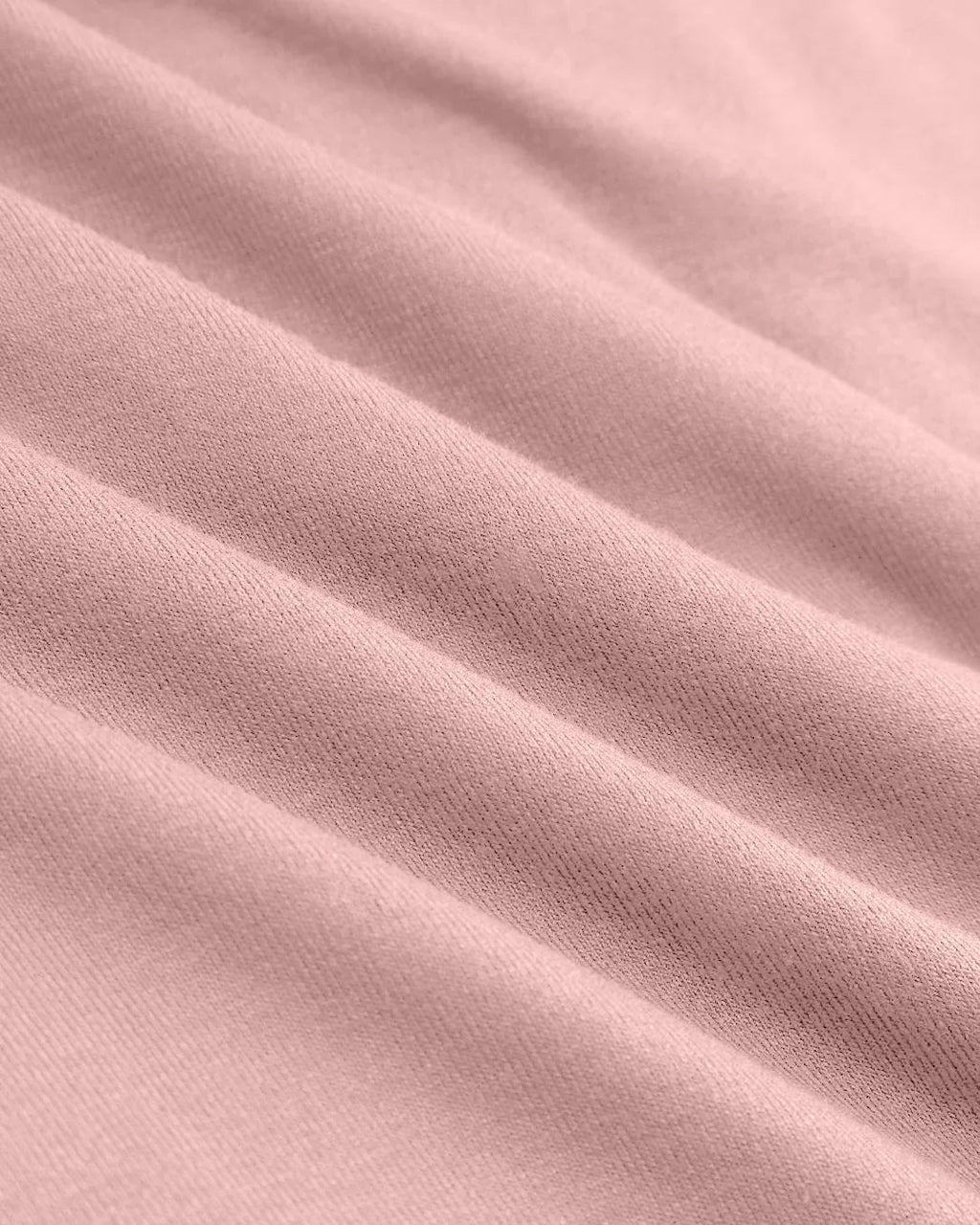 V-neck Solid Ruched Draped Cinched Waist Long Sleeve Top in Rose