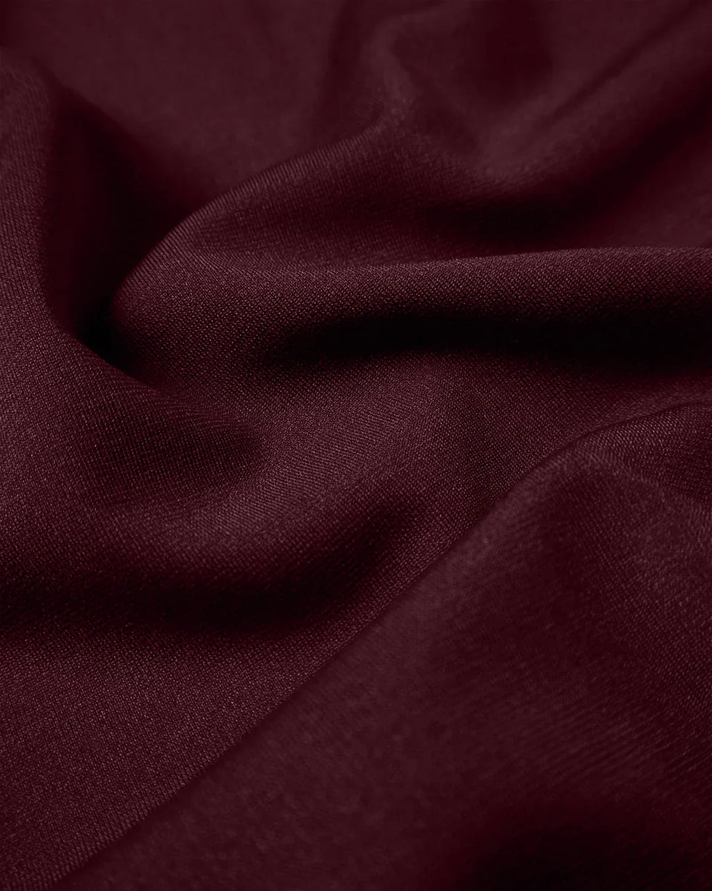 Solid Color Front Slit Pencil Knee-Length Skirt in Maroon