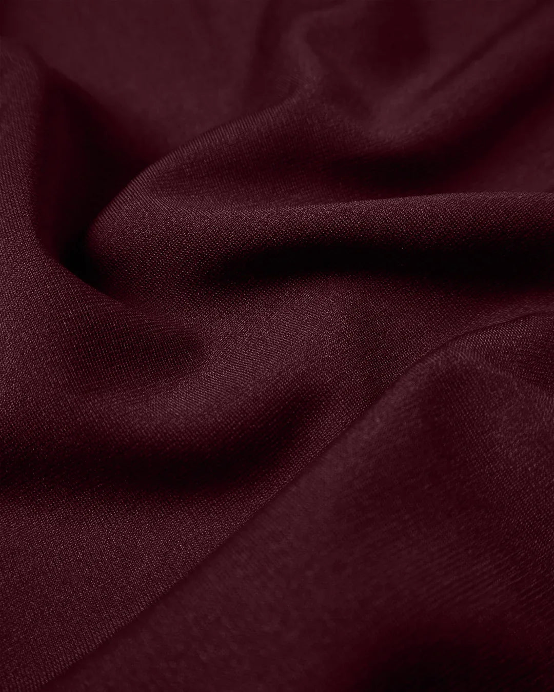 Solid Color Front Slit Pencil Knee-Length Skirt in Maroon
