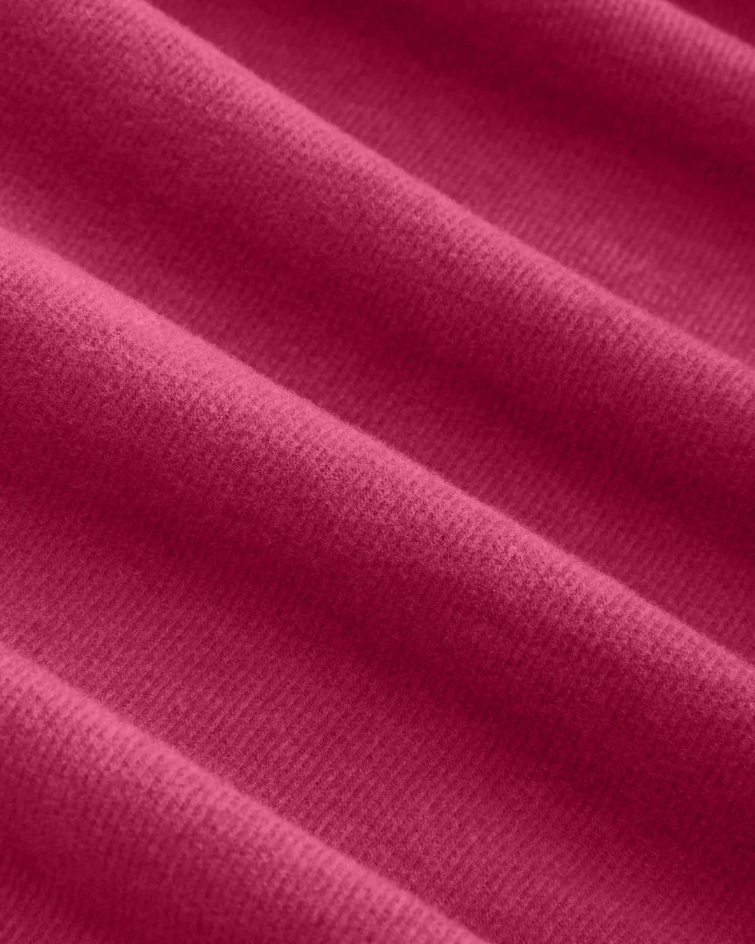 Thermal High Neck Drawstring Ruched Top in Ruby
