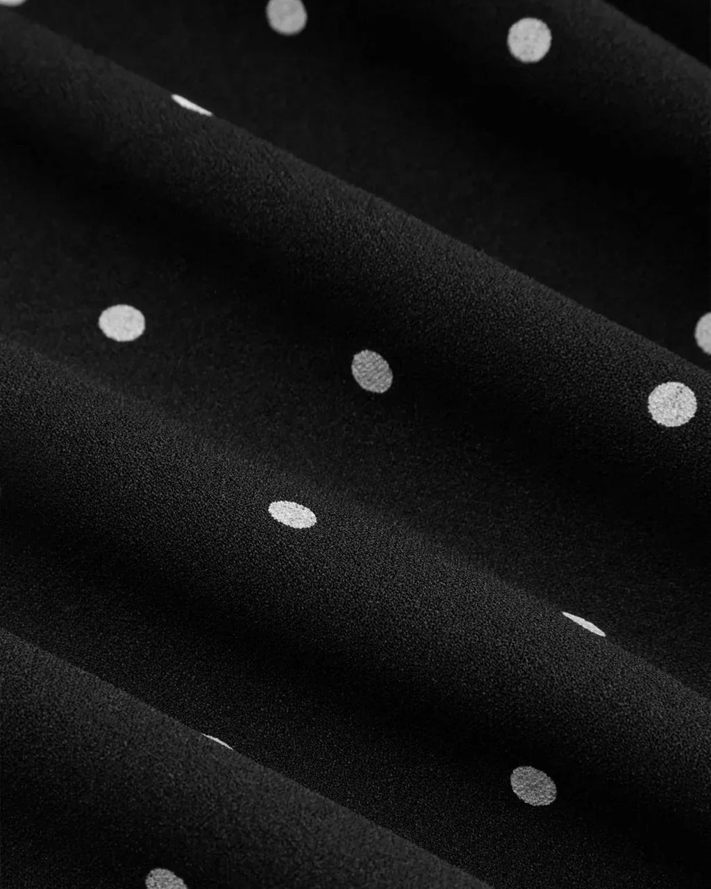 Polka Dot Halter Neckline Knotted Flared Midi Dress