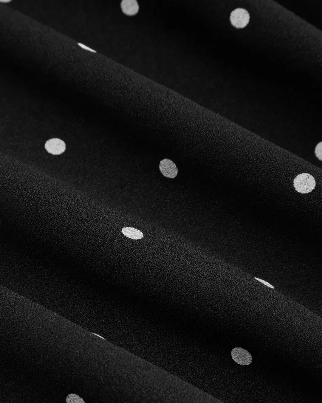Polka Dot Halter Neckline Knotted Flared Midi Dress