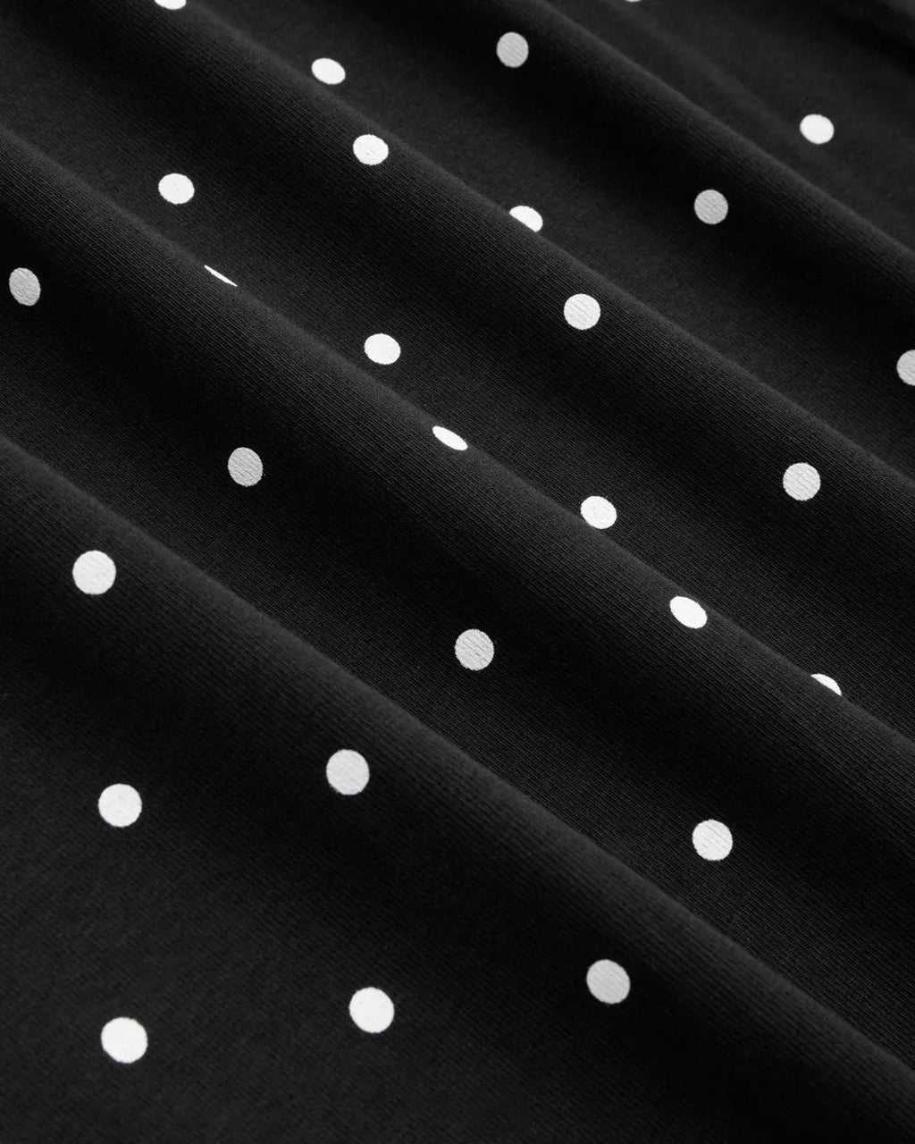 Polka Dot Square-neckline Lace Patched Mini Dress