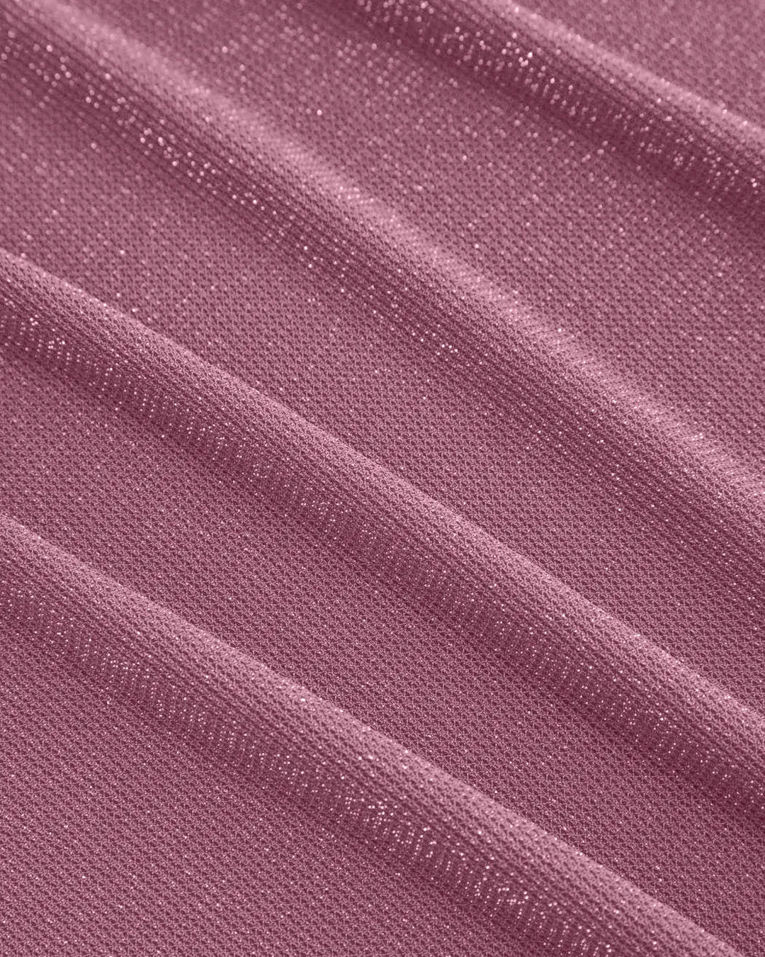 Square Neck Ruched Shimmer Mermaid Maxi Dress in Pink