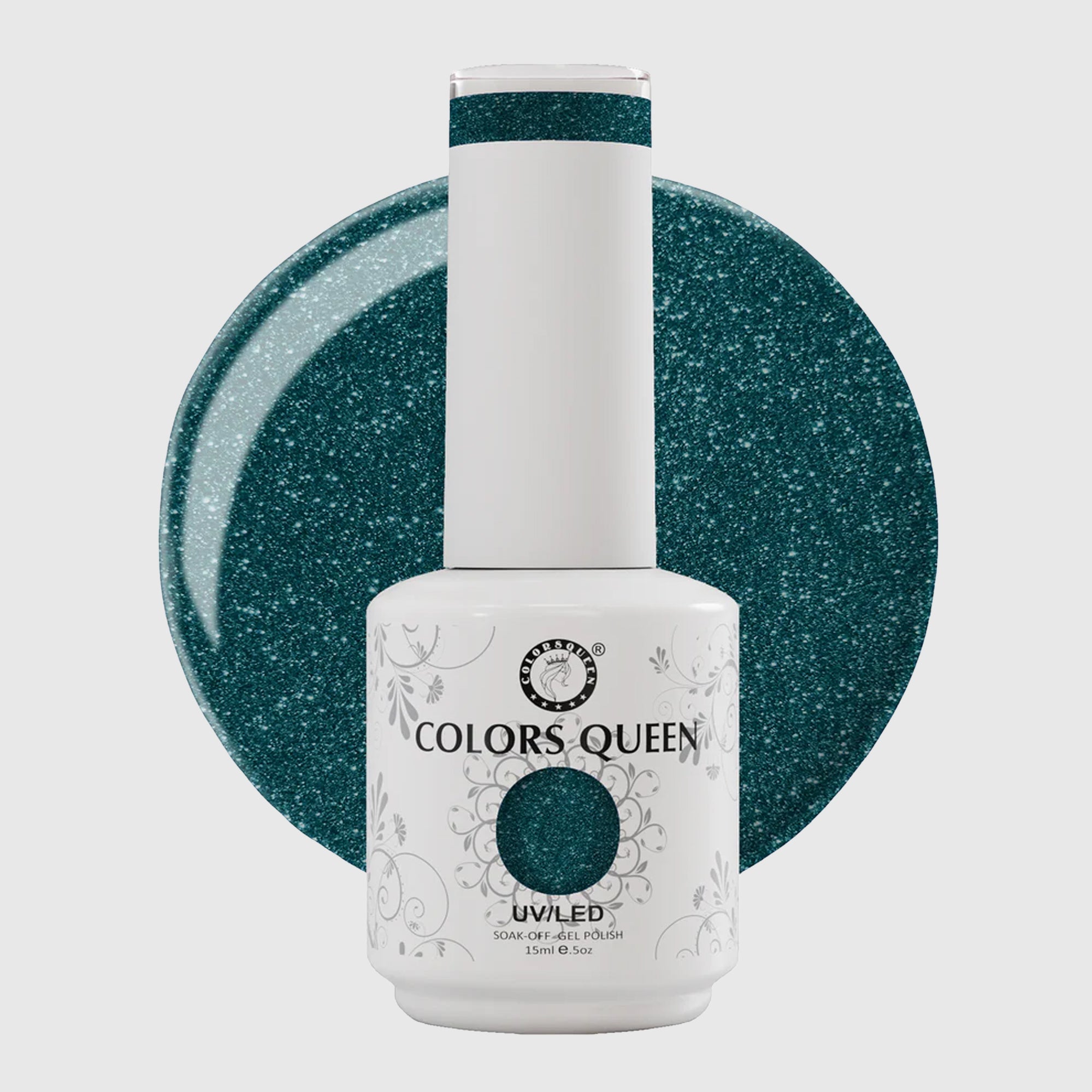 UV LED Soak Off Gel Polish - Glitter Nail Colors 