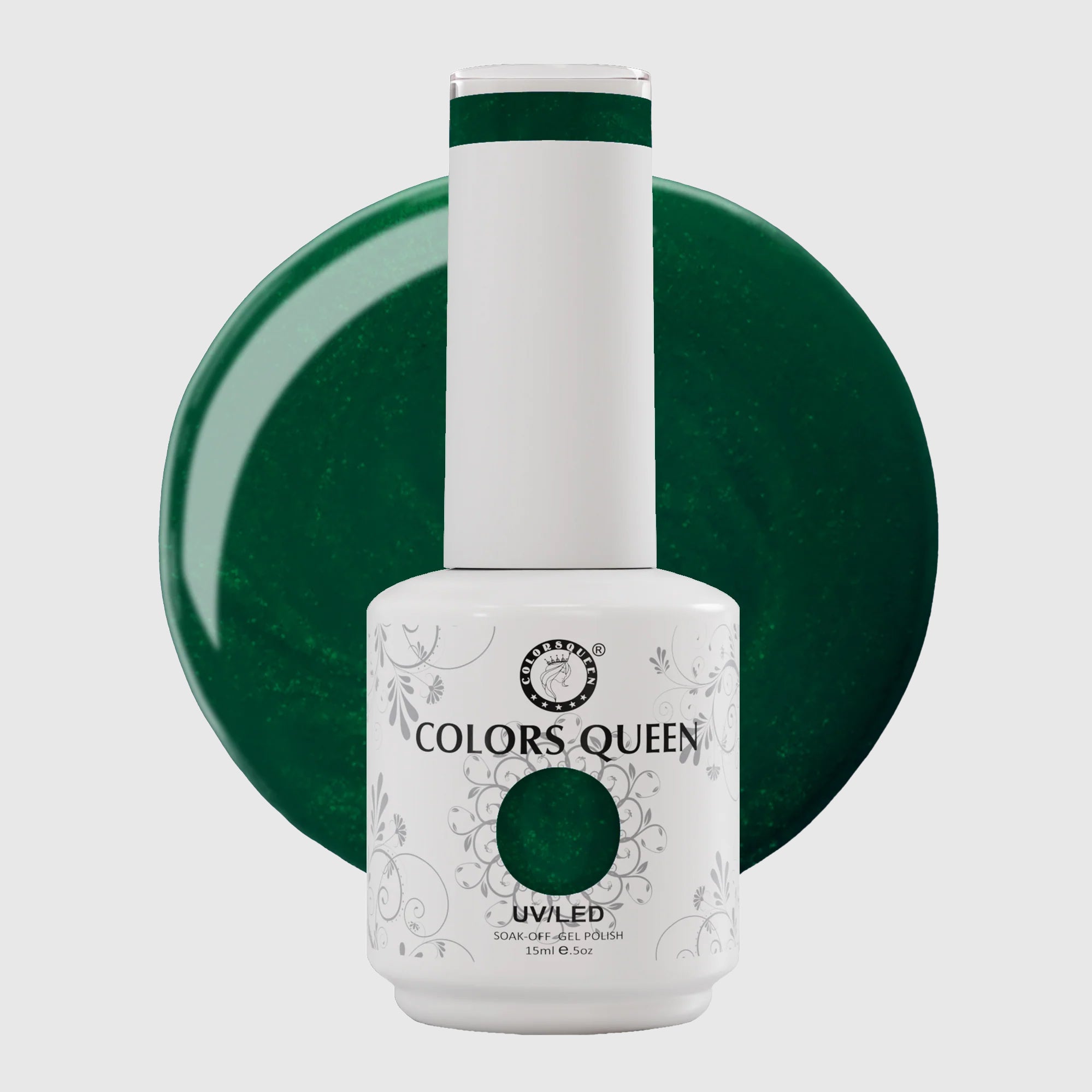 UV LED Soak Off Gel Polish - Glitter Nail Colors 