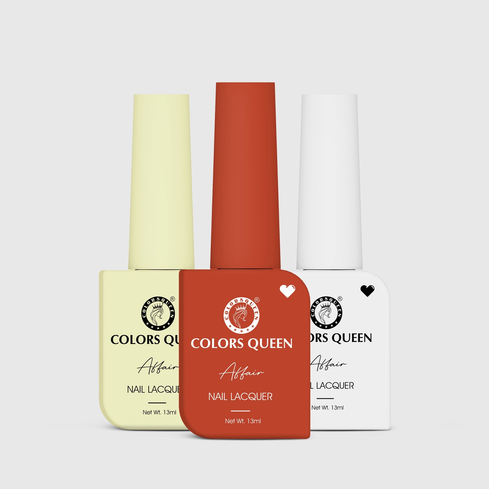 Affair Matte Nail Paint Set of 3 – Highly Pigmented Enamel