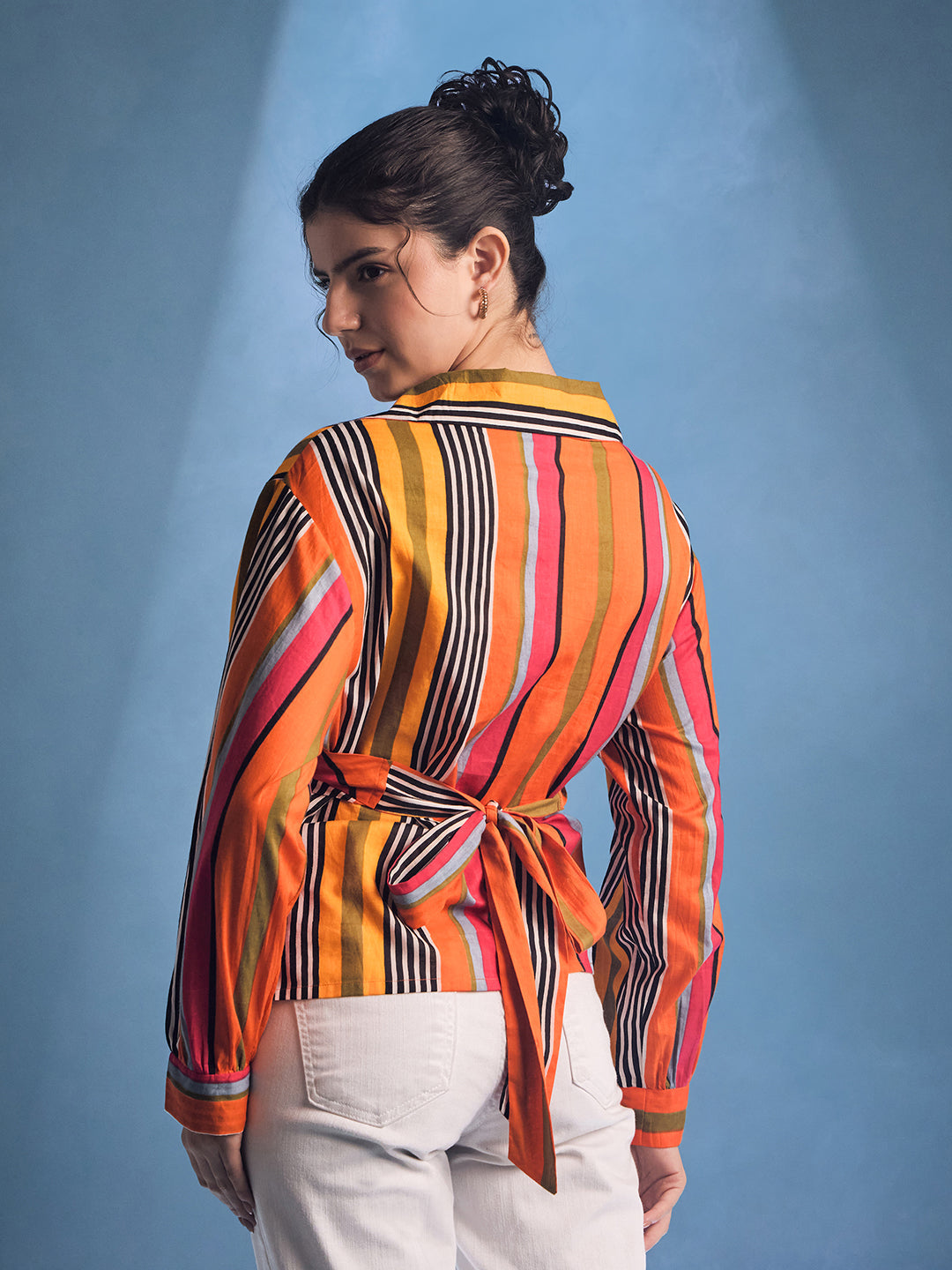 Pure Cotton Wrap Shirt