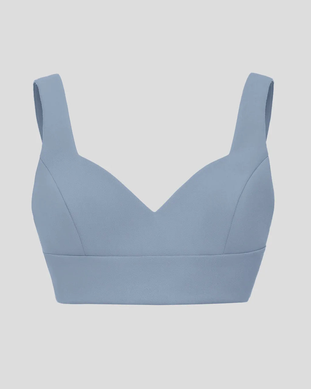 Premium Quality Set Of Two Cropped Top With Korean Style Baggy Trouser In Blue