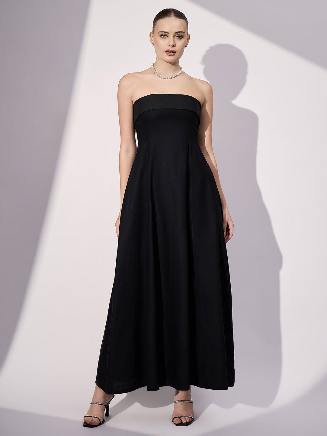 Bandeau Maxi Cotton Dress