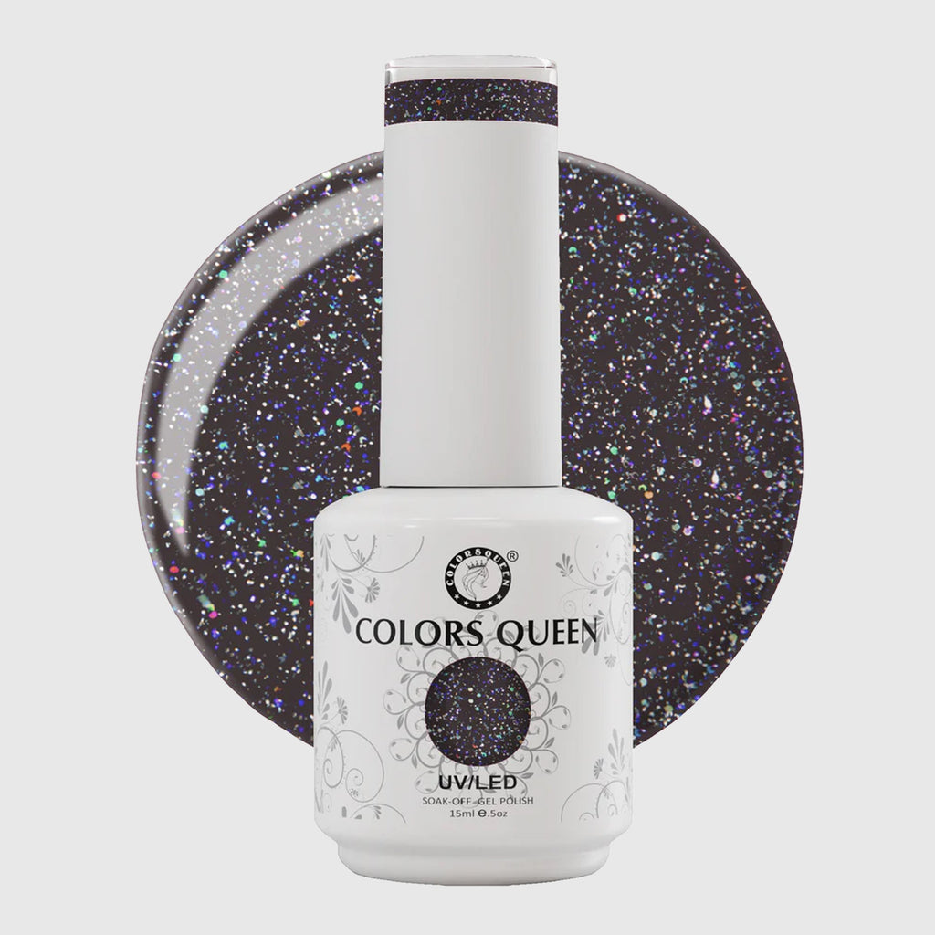 UV LED Soak Off Gel Polish - Glitter Nail Colors 