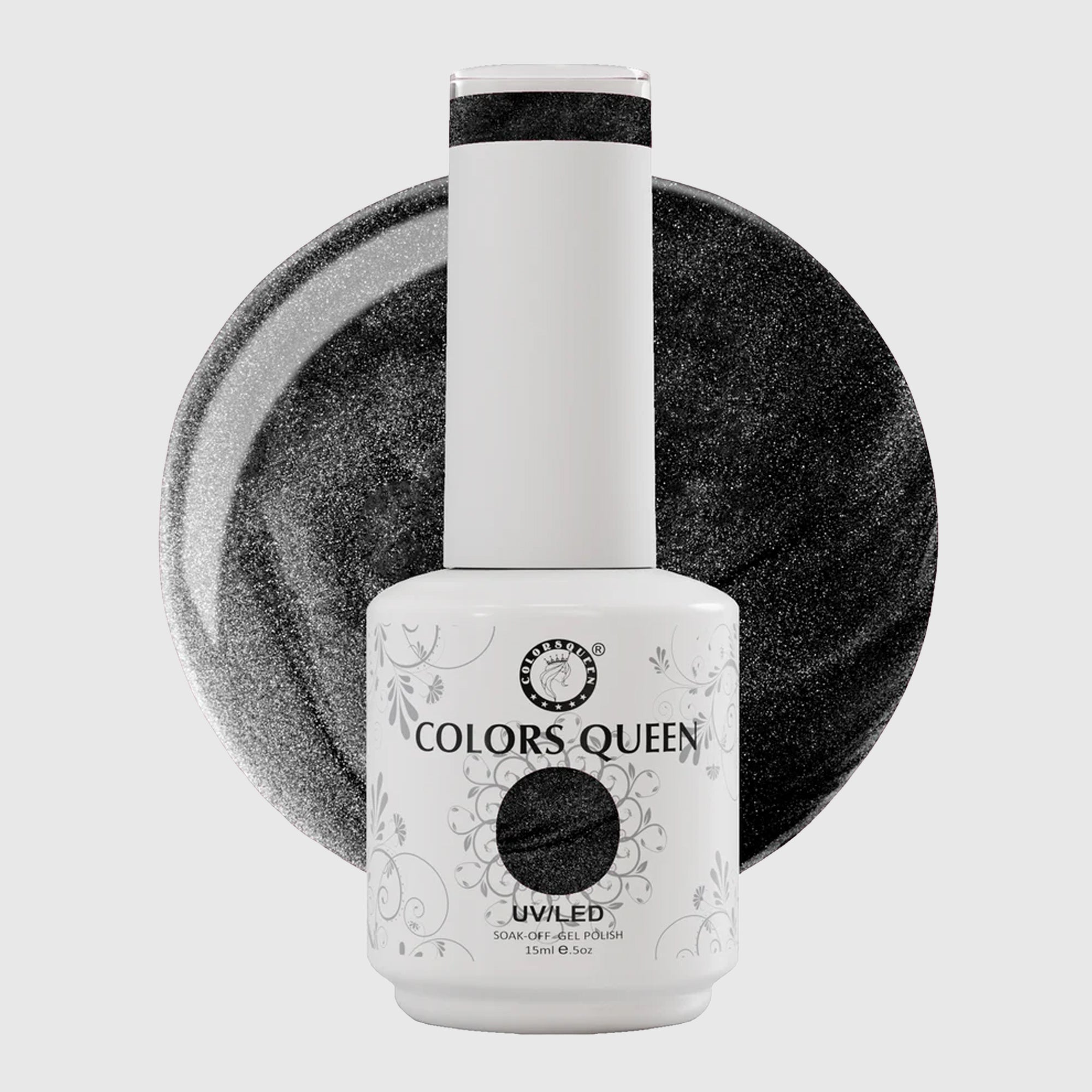 UV LED Soak Off Gel Polish - Glitter Nail Colors 