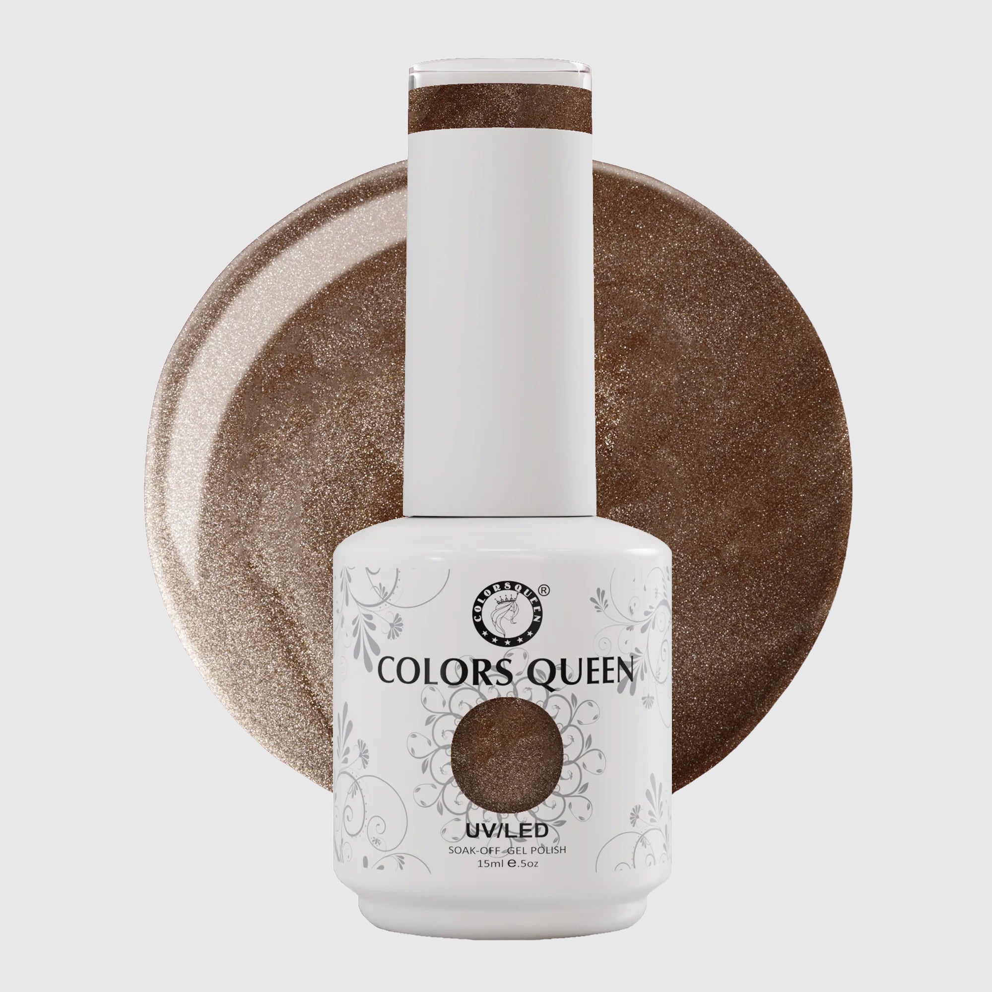 UV LED Soak Off Gel Polish - Glitter Nail Colors 