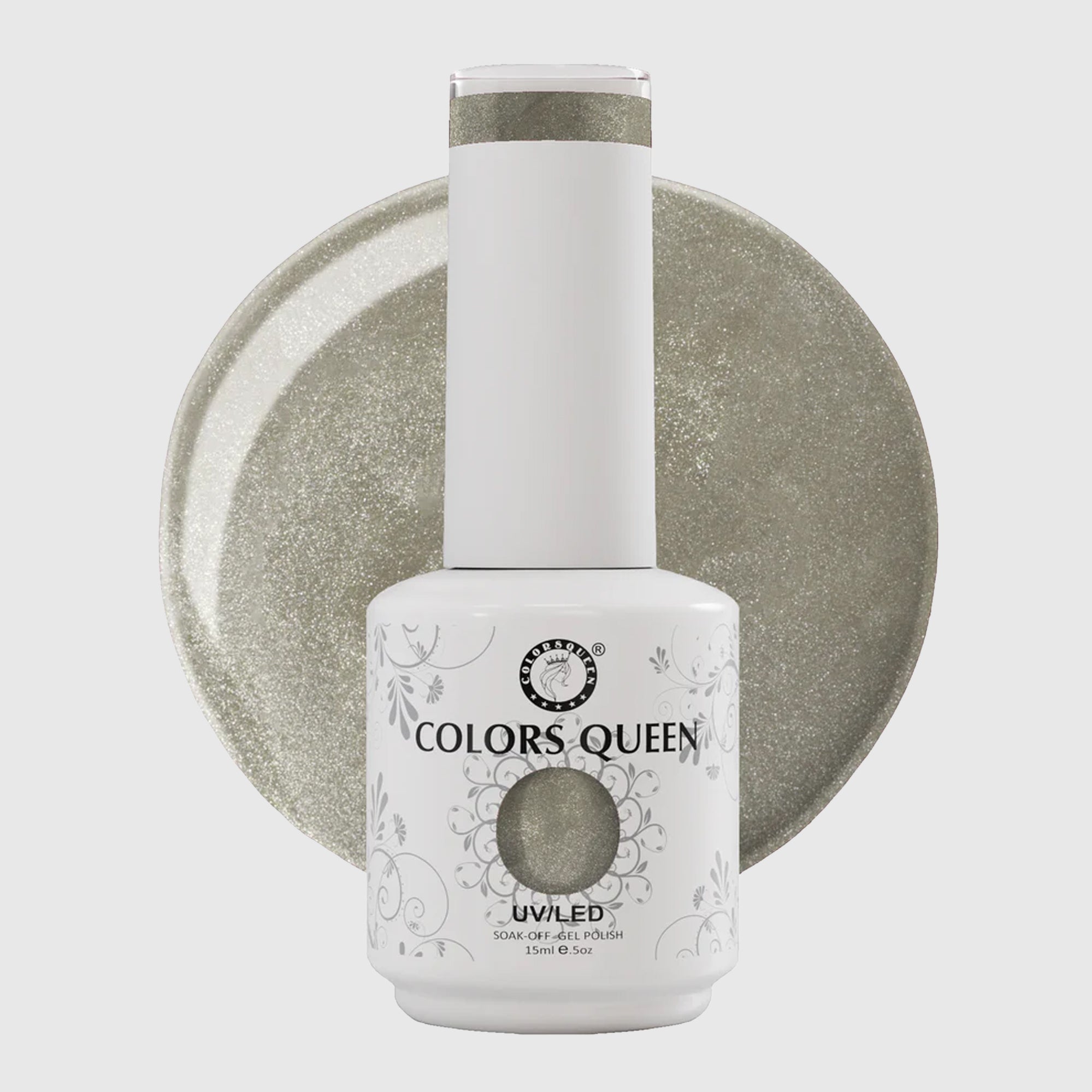 UV LED Soak Off Gel Polish - Glitter Nail Colors 