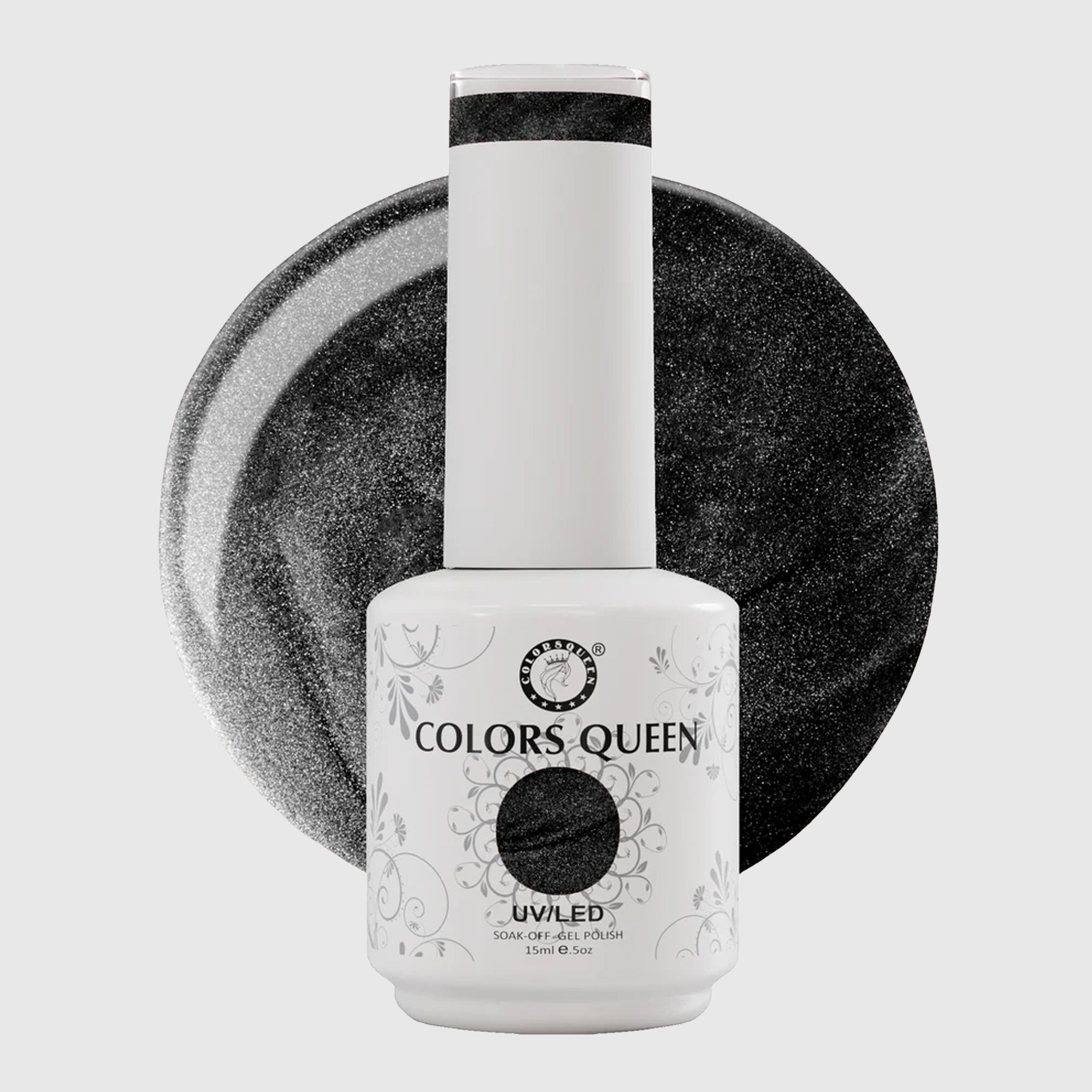 UV LED Soak Off Gel Polish - Glitter Nail Colors 