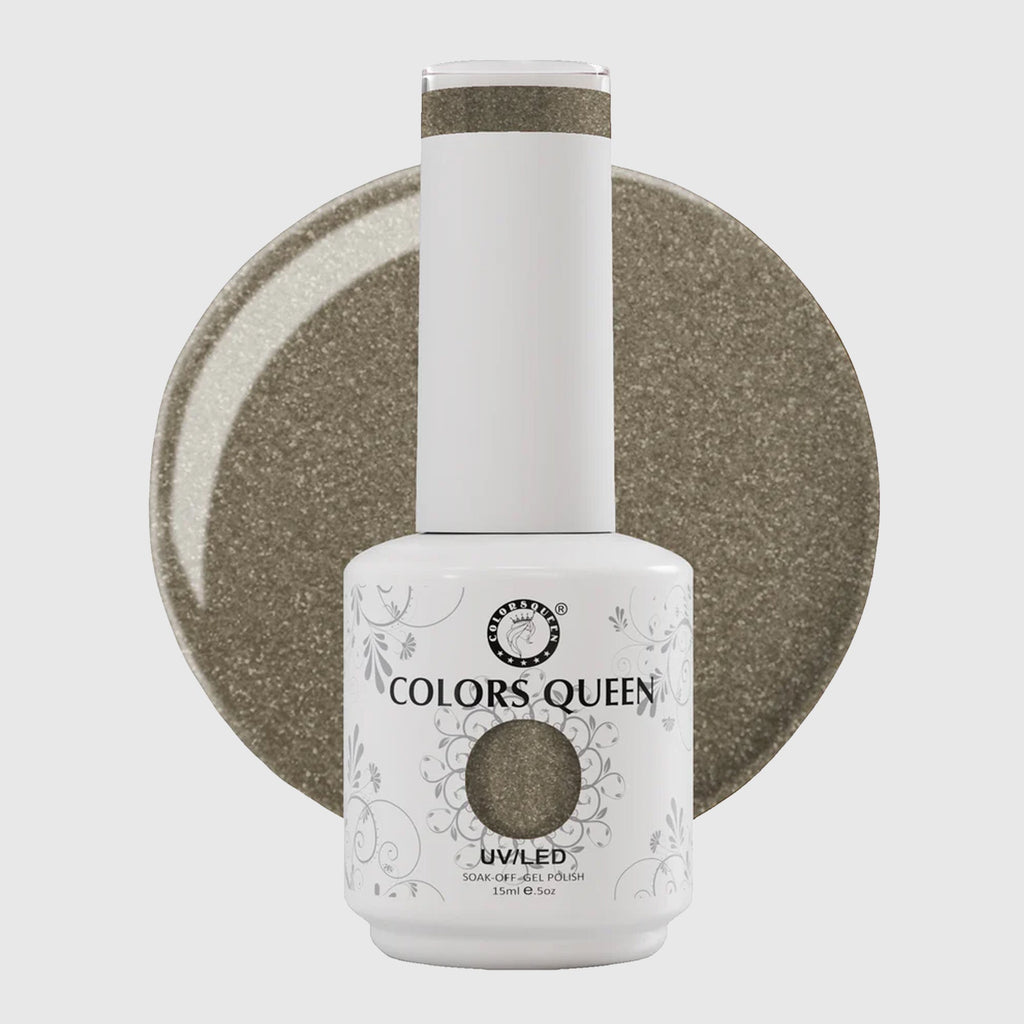 UV LED Soak Off Gel Polish - Glitter Nail Colors 