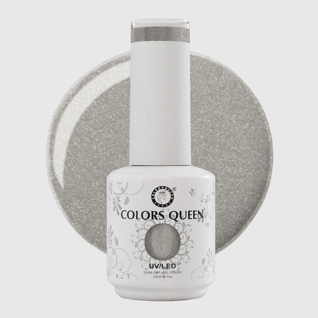 UV LED Soak Off Gel Polish - Glitter Nail Colors 