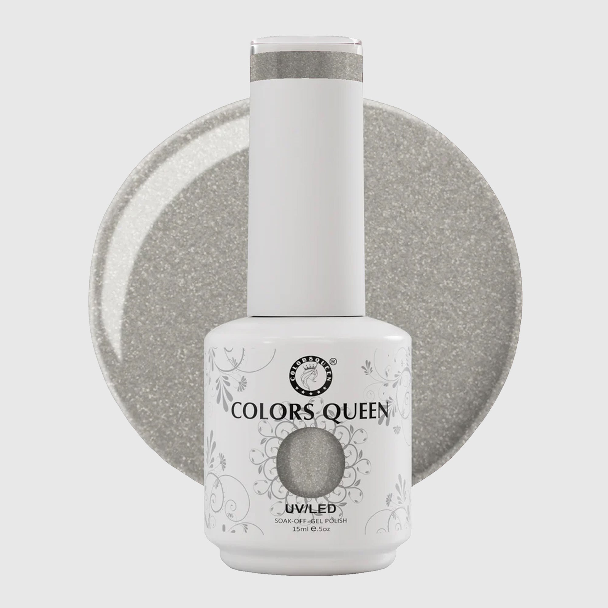 UV LED Soak Off Gel Polish - Glitter Nail Colors 