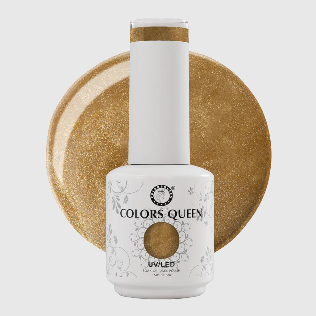 UV LED Soak Off Gel Polish - Glitter Nail Colors 