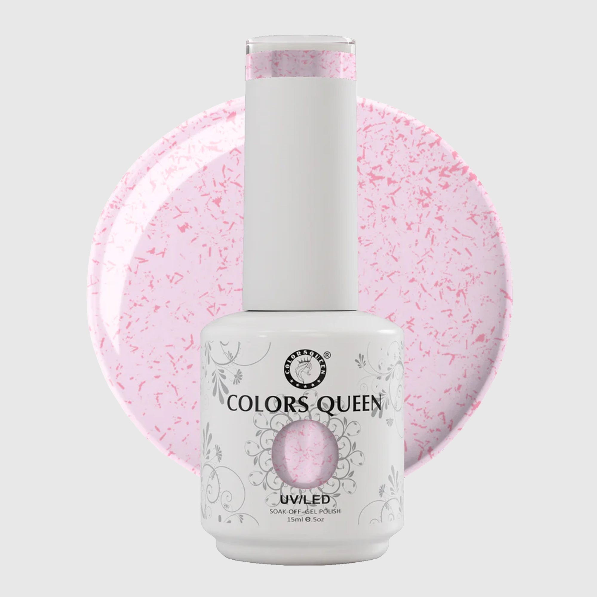 UV LED Soak Off Gel Polish - Glitter Nail Colors 