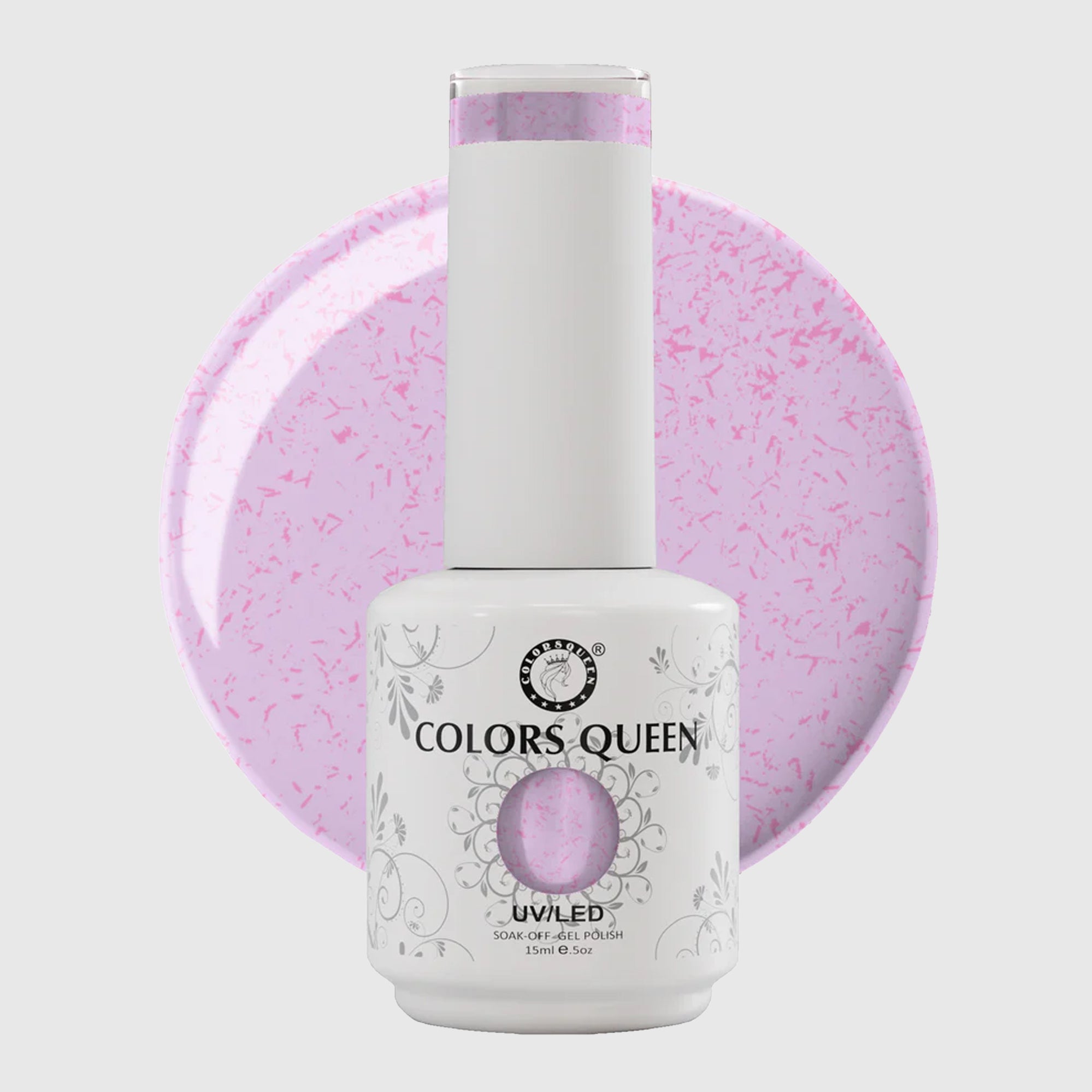 UV LED Soak Off Gel Polish - Glitter Nail Colors 