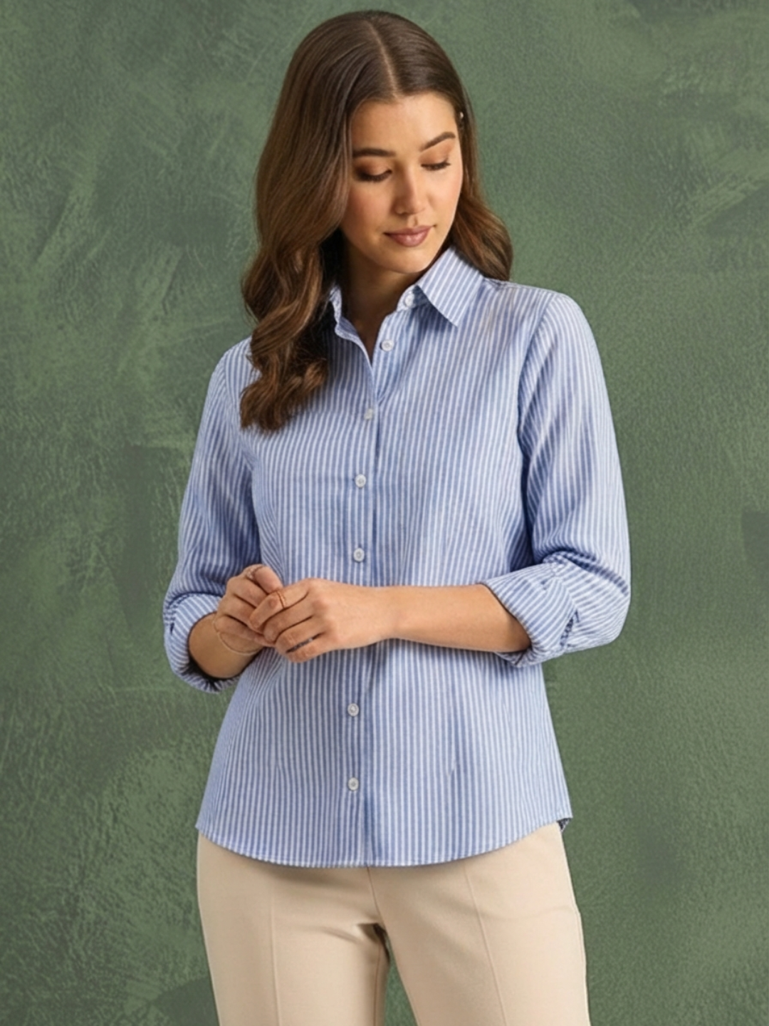 Pure Cotton Shirt - Pinkkup