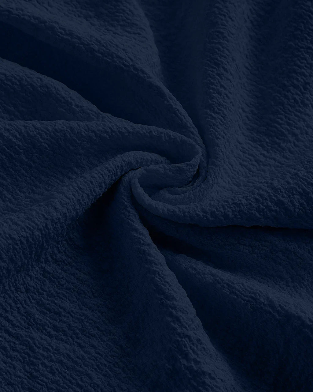 Square Neck Puff Sleeve A-Line Mini Dress in Navy Blue