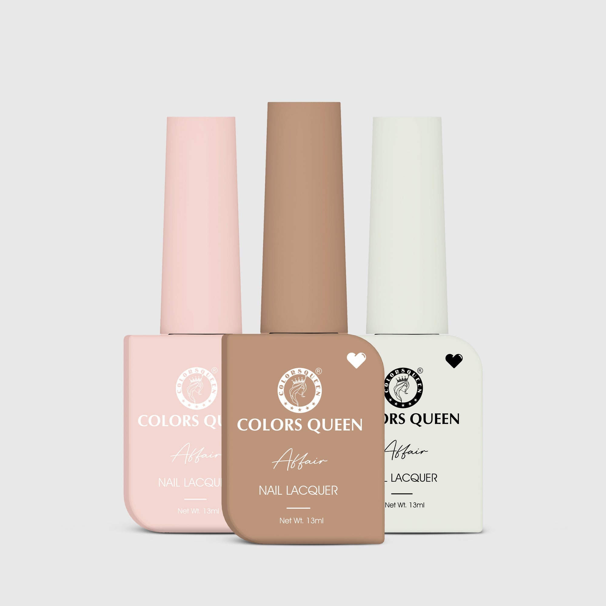 Affair Matte Nail Paint Set of 3 – Highly Pigmented Enamel