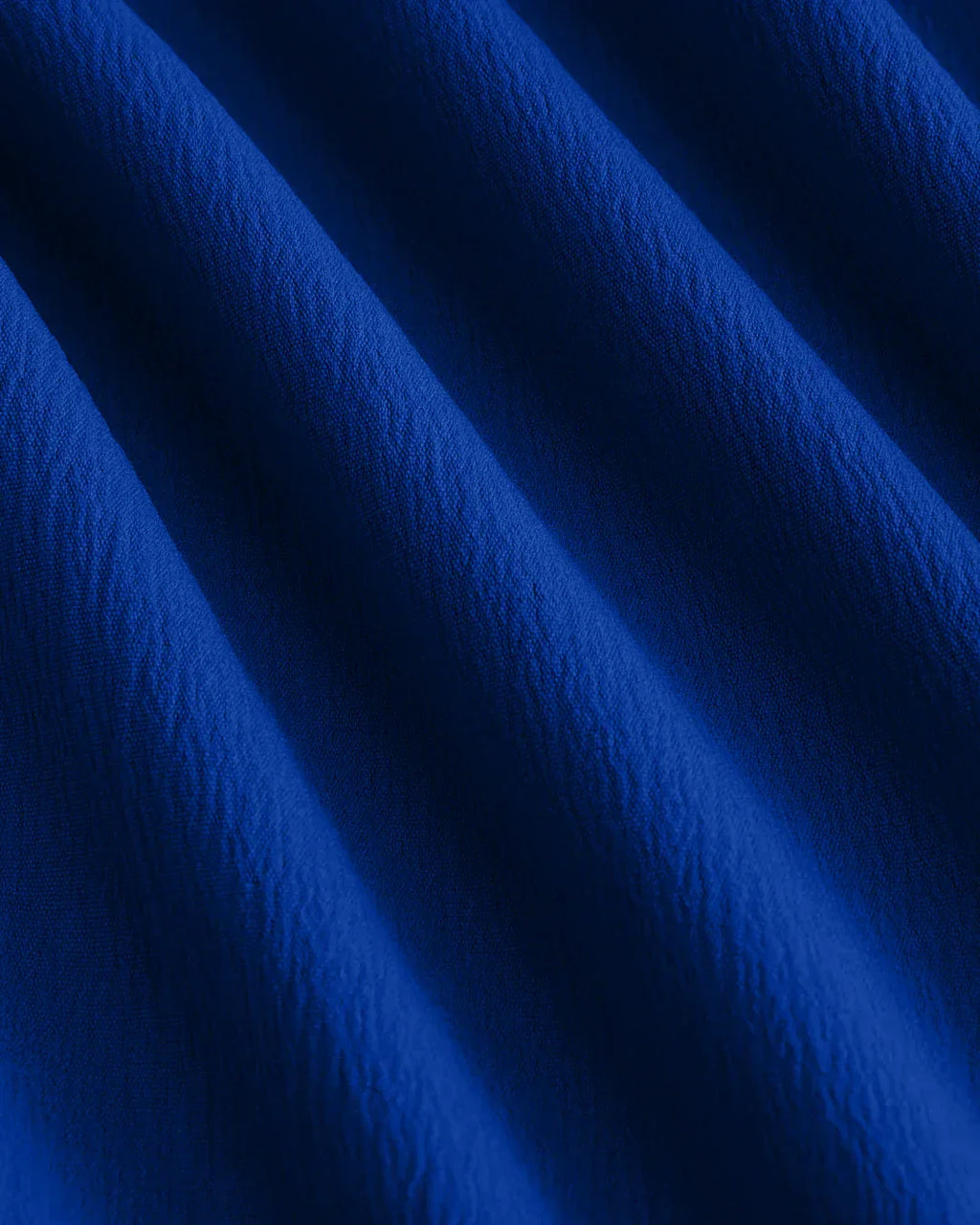 Spaghetti Strap Ruched Bust Slit Midi Dress in Royal Blue