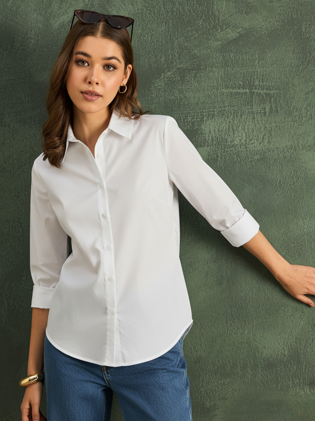 Pure Cotton Shirt - Pinkkup