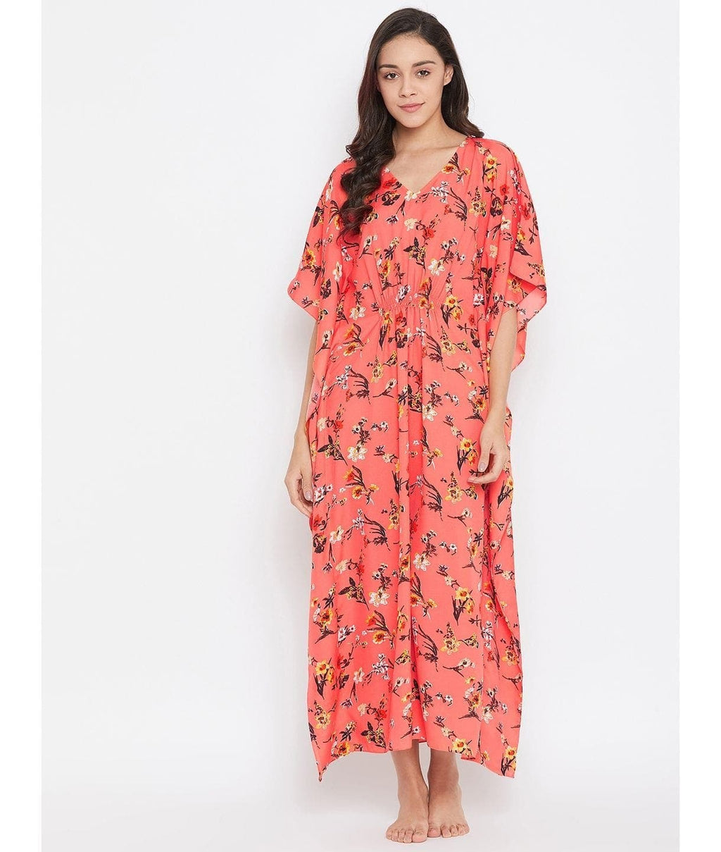 Comfortable Printed Kaftan/Nightie