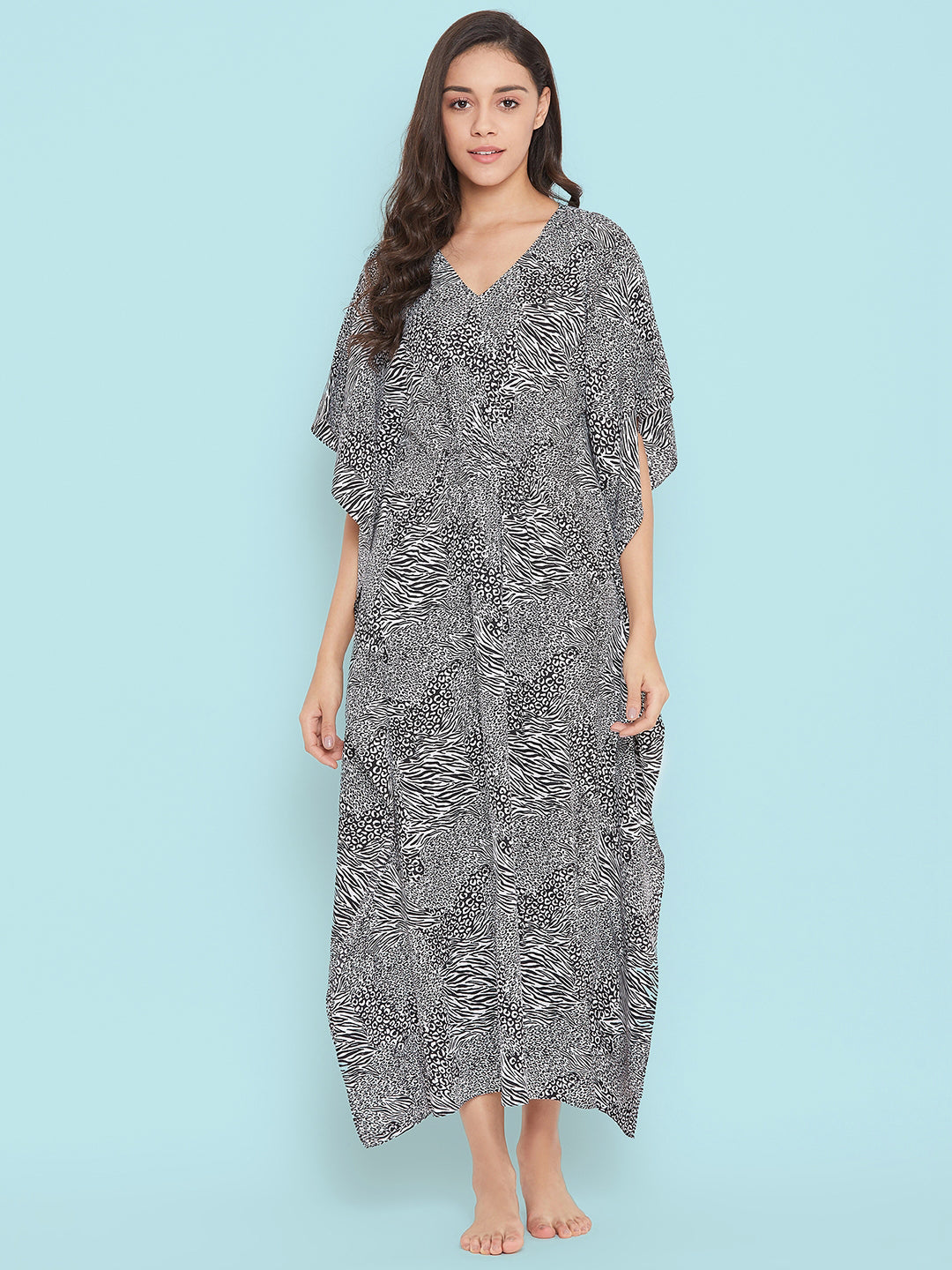 Comfortable Printed Kaftan/Nightie.