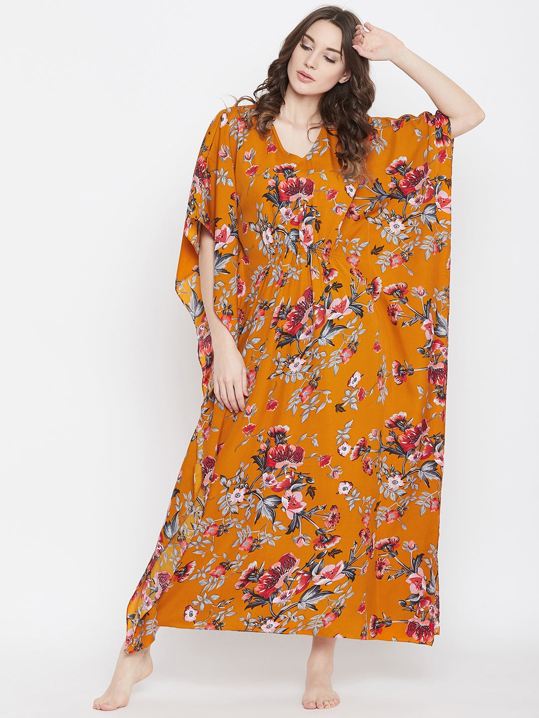 Comfortable Printed Kaftan/Nightie