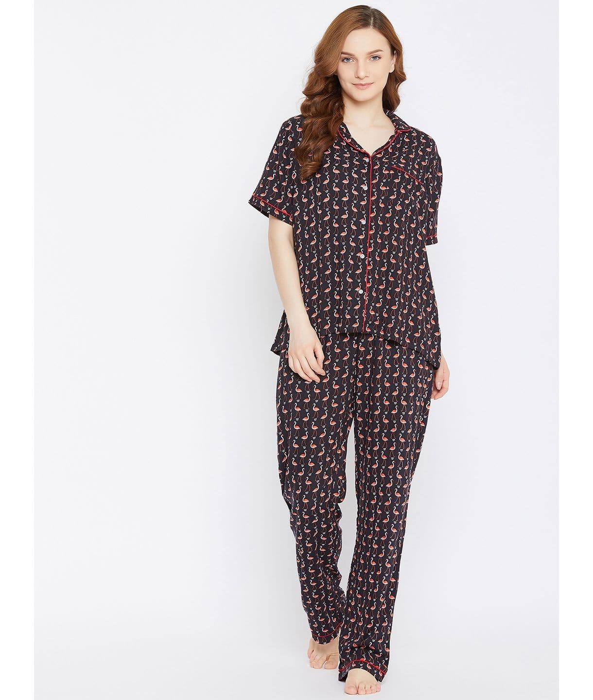 Printed Cotton Night Suit