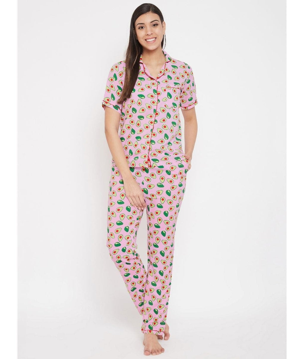 Printed Cotton Night Suit