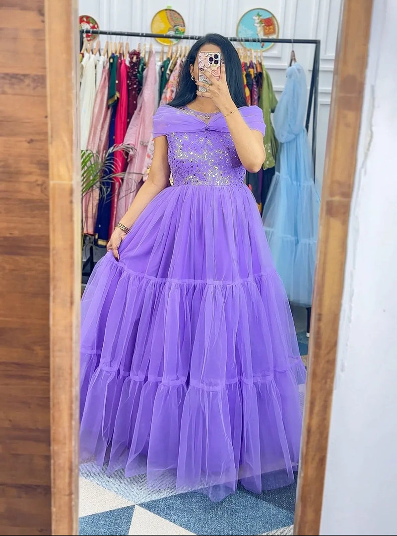 Pretty Designer Party Wear Gown Viral Gown