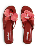 Cherry Butterfly Orchid Decor Beach Flat