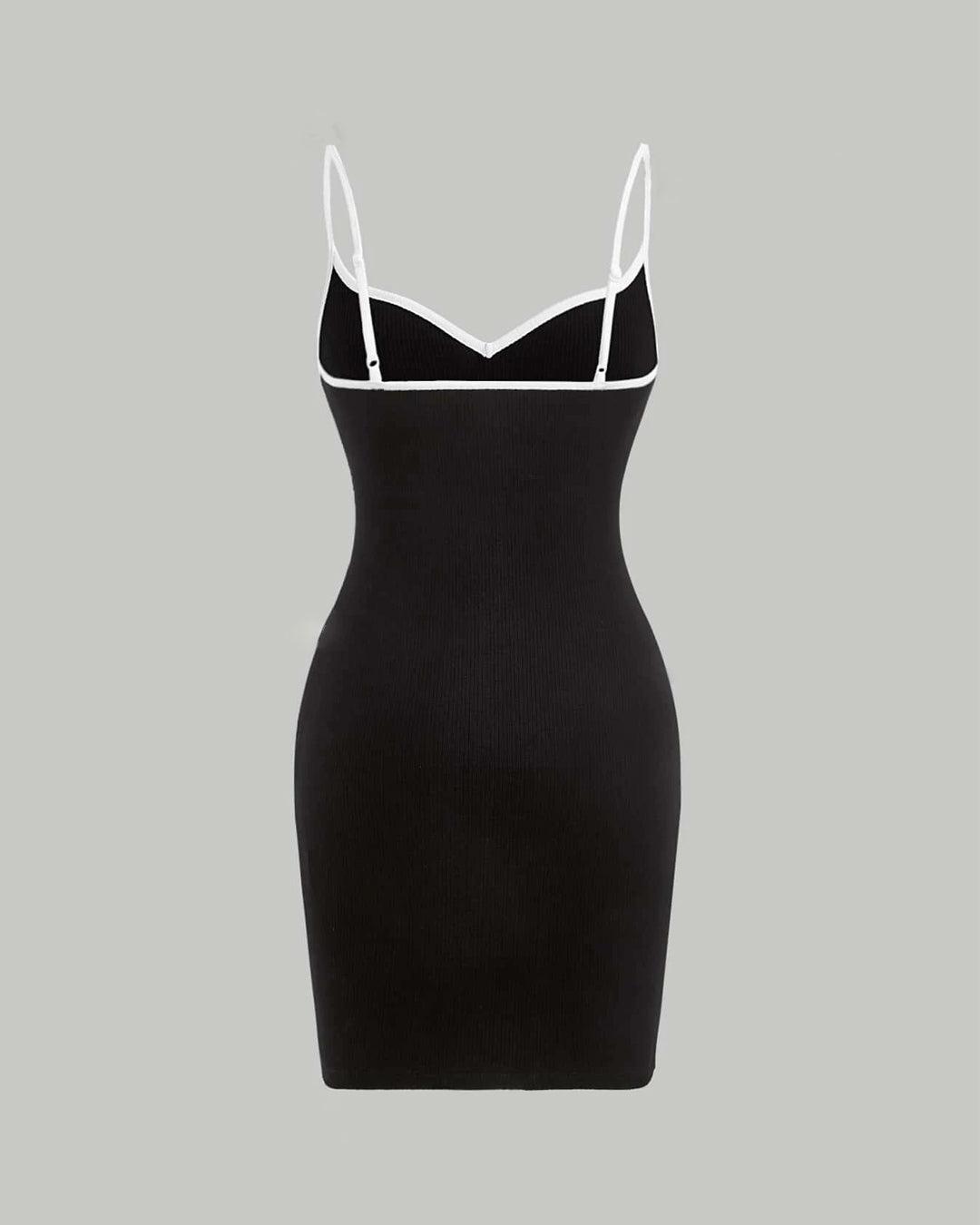 Contrast Binding Cami Dress