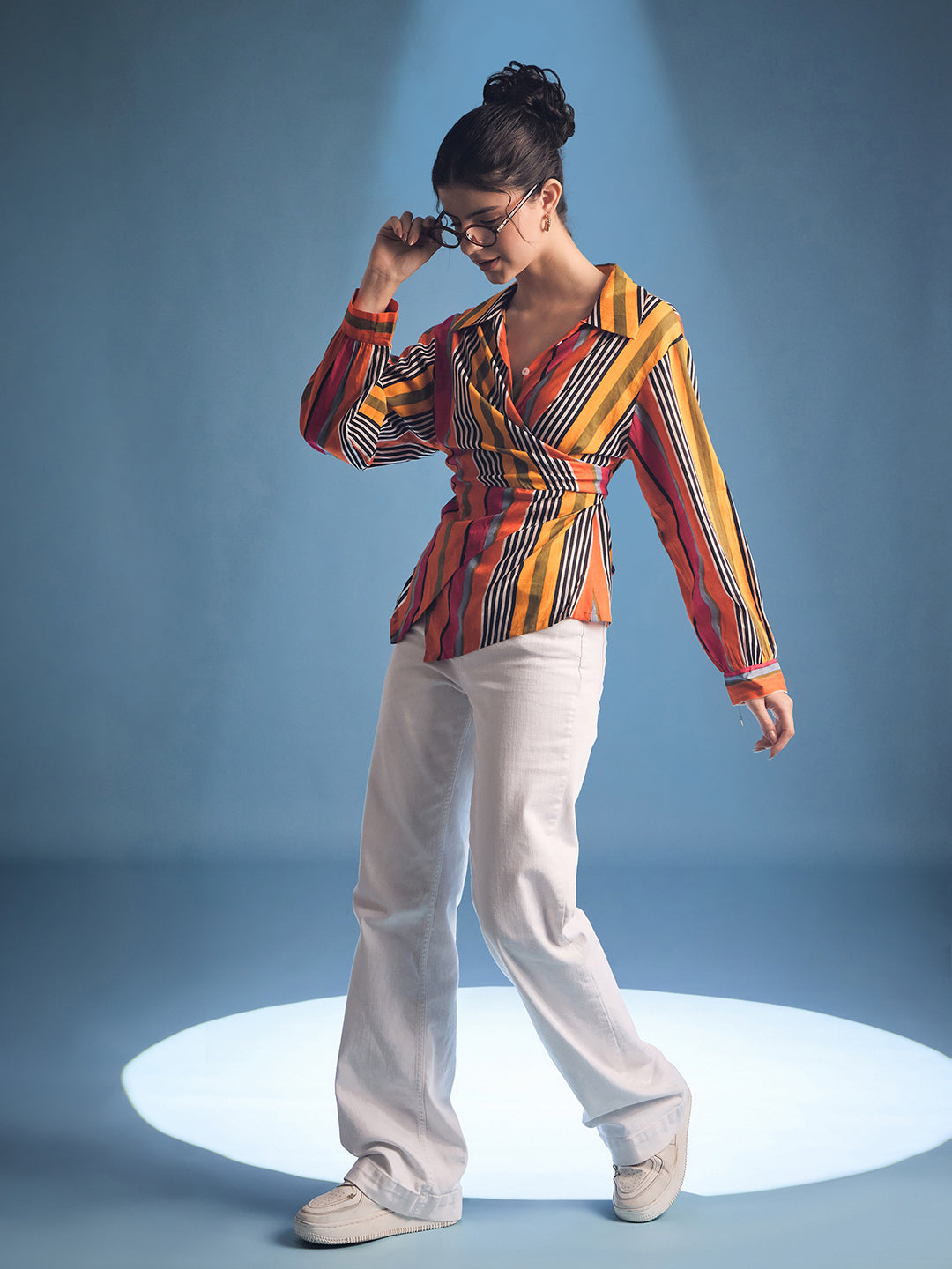 Pure Cotton Wrap Shirt