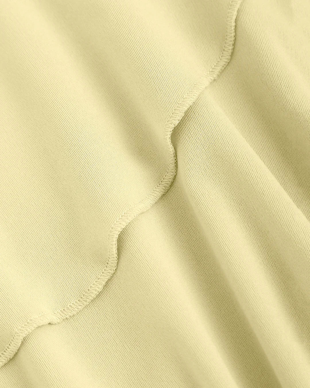 One Shoulder Ruched Layered Mini Dress in Vanilla