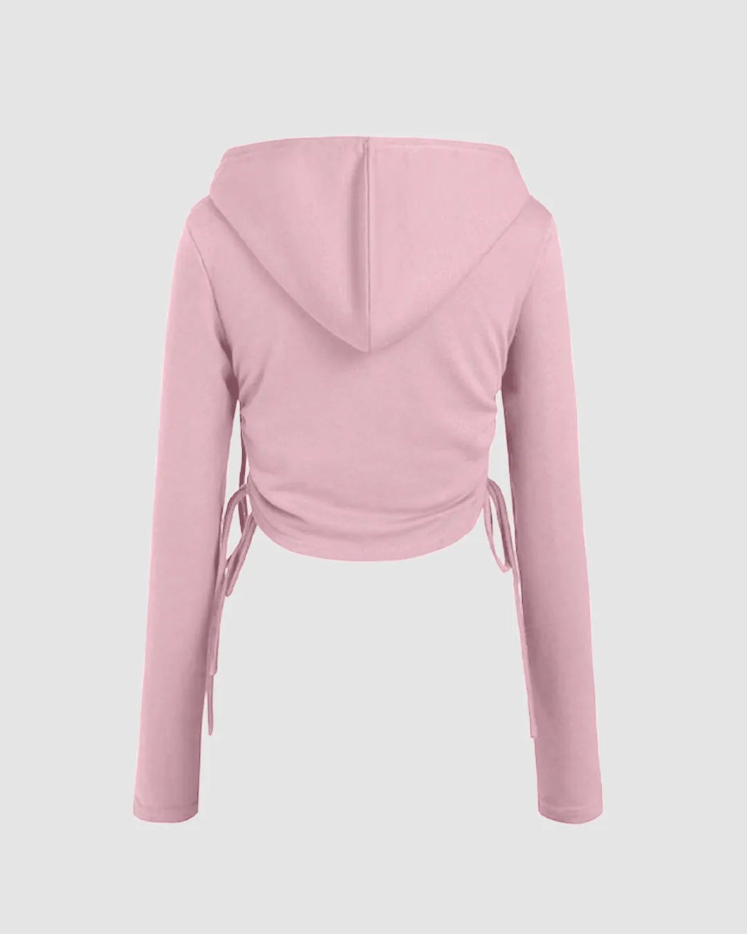 Two Piece Fall Travel Vacation Trendy Loungewear Set In Baby Pink