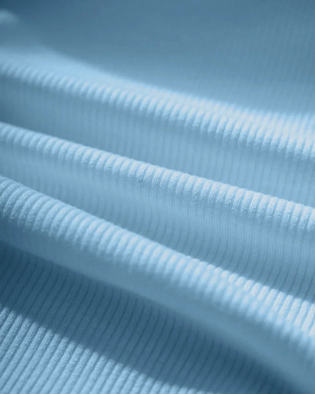 Sleeveless Square Neck Fitted Top in Powder Blue