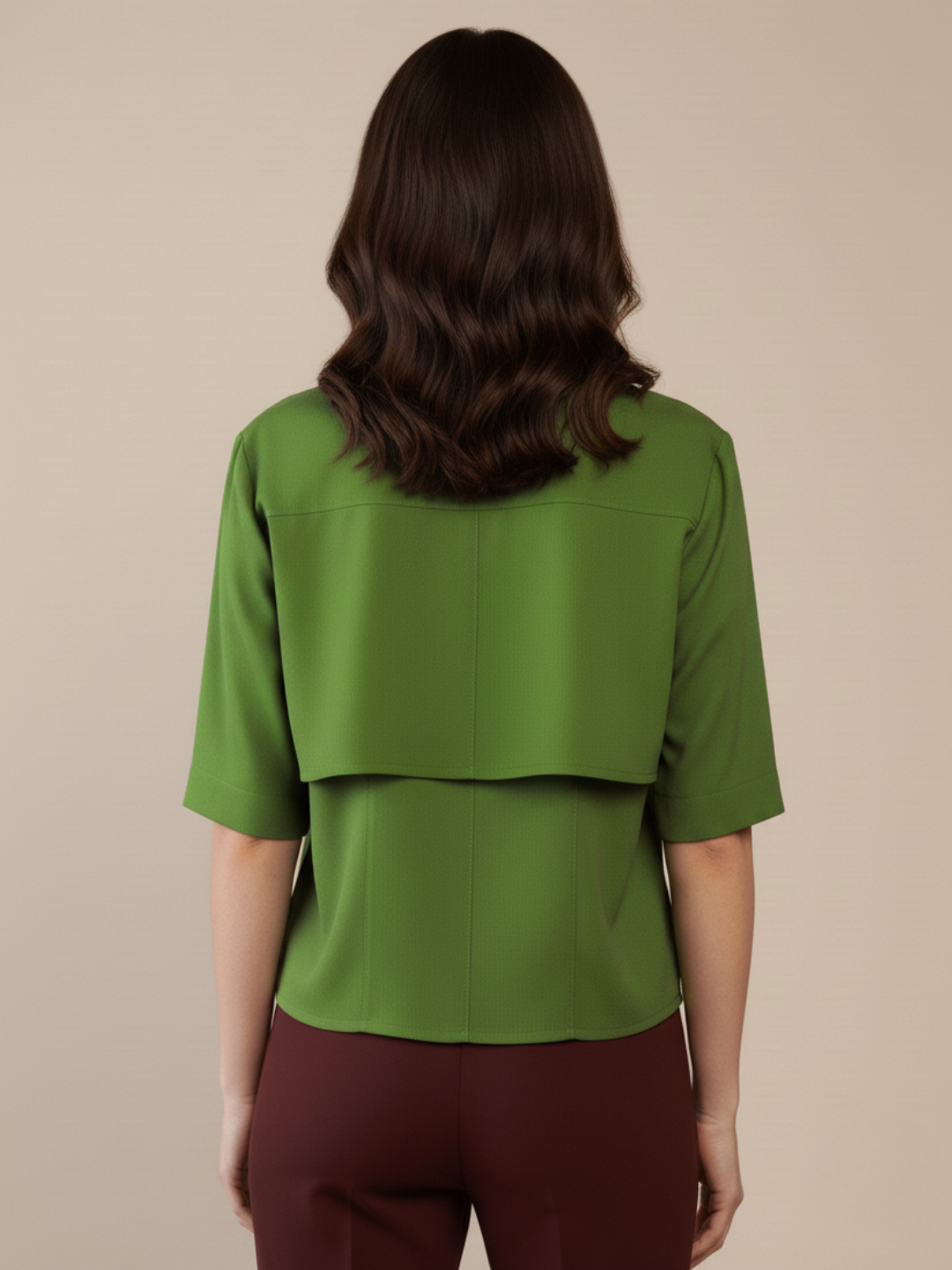 Pure Cotton Layered Shirt